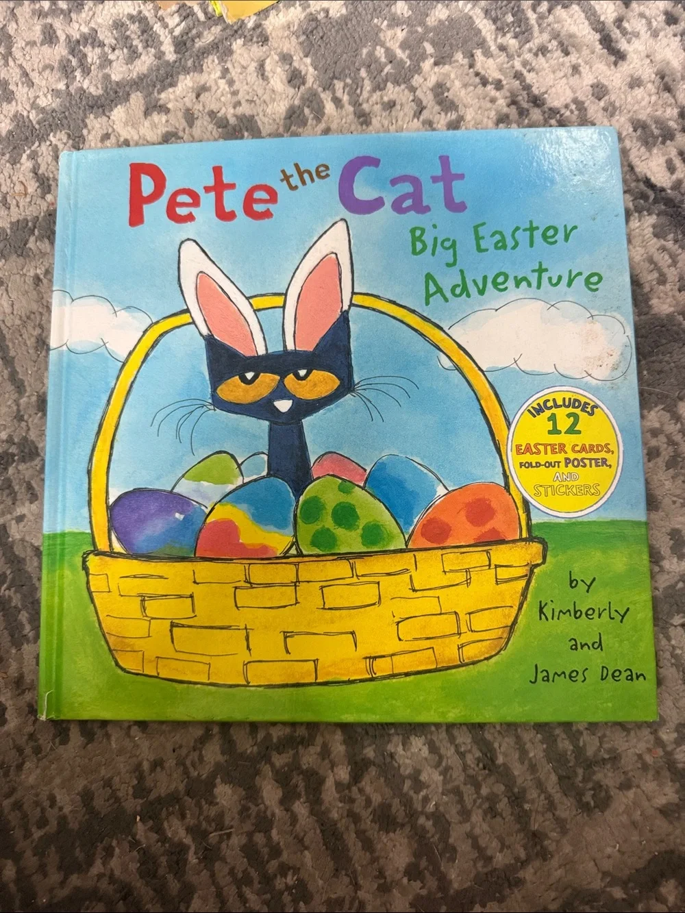 Scholastic Pete the Cat Big Easter Adventure - Blue, Yellow, Green